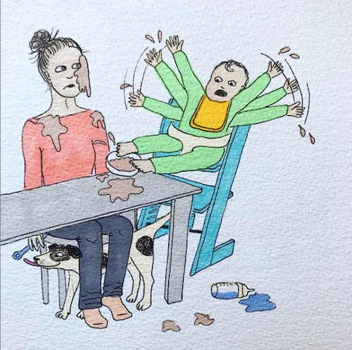 23 Hilarious Illustrations That Show What Parenting Is Really Like mess